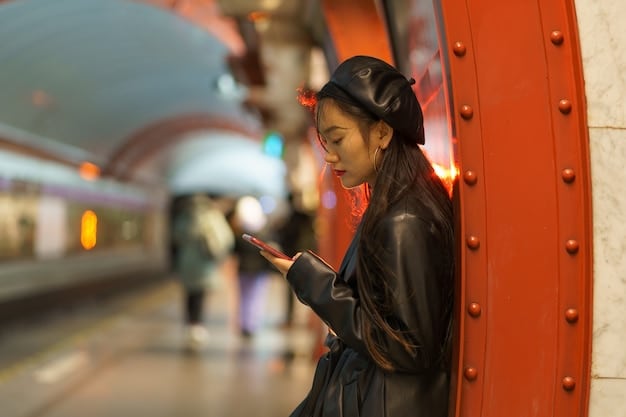 A close-up of a Japan Rail Pass, highlighting the dates and usage instructions. The pass is being held by a traveler against the backdrop of a Shinkansen platform.