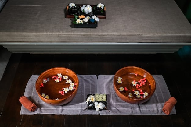 A beautifully arranged table setting at a traditional Ryokan (Japanese Inn), with various small dishes containing different types of Japanese cuisine. Each dish is meticulously presented, showcasing the aesthetics of Japanese dining.