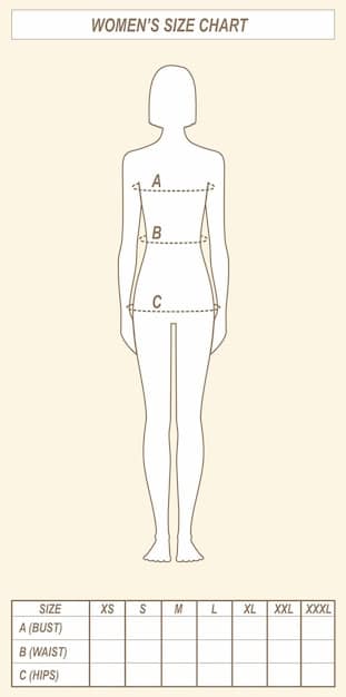 A detailed size chart comparing US and Japanese clothing sizes for women's tops, dresses, and bottoms. The chart includes measurements in both inches and centimeters. The chart is visually appealing.