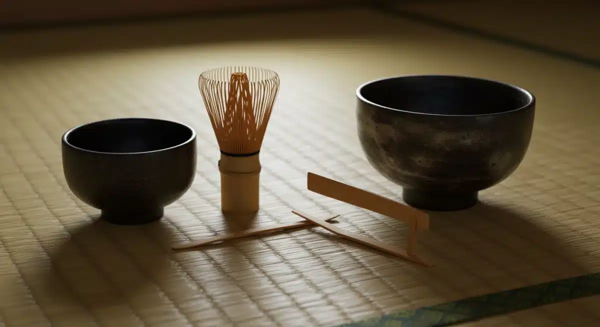 Traditional Japanese tea ceremony items poised for import to the US market.