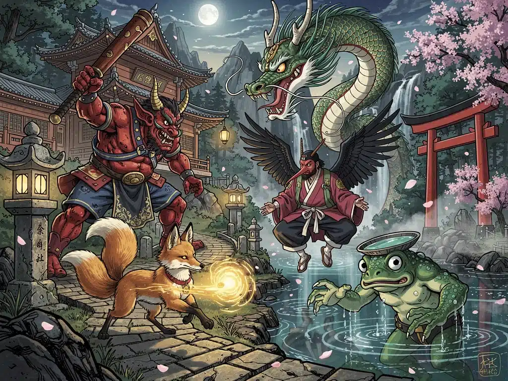 Japanese Folklore & Mythology: 5 Iconic Creatures Revealed