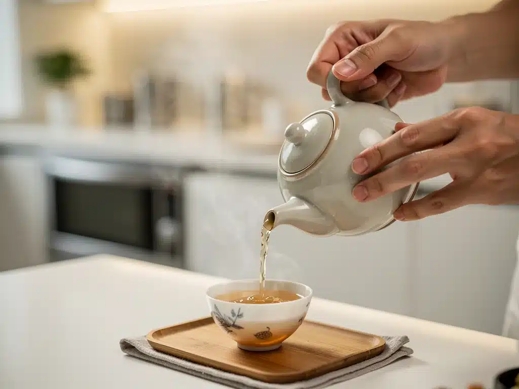 Hands engaged in a Japanese tea ceremony, highlighting focus and intentionality in daily tasks.